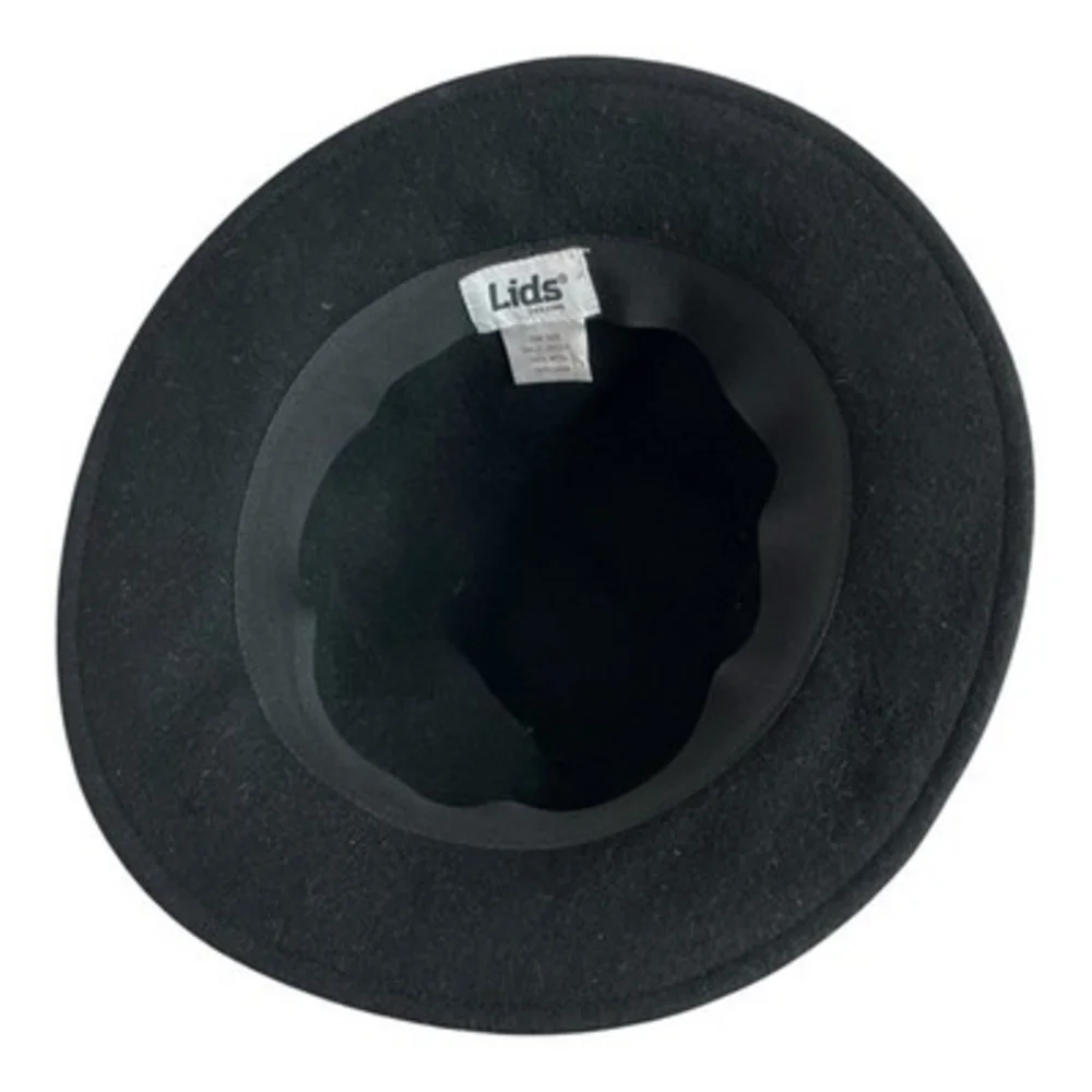 Vintage Lids 100% Wool Felt Bucket Hat Black Tall Crown One Size Unisex EXC